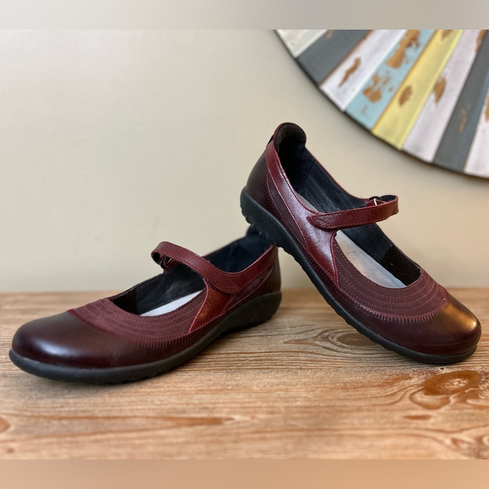 Naot - Kirei Violet/Bordeaux Maryjanes